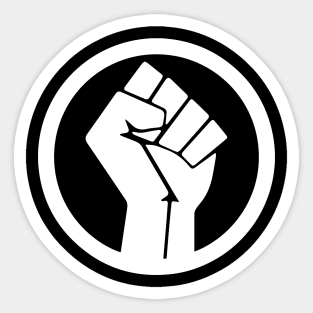 Black Power Fist, black lives matter, black history Sticker